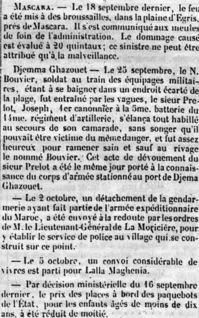ECHO D ORAN SAMEDI 12 OCTOBRE 1844 PAGE 99 16.JPG